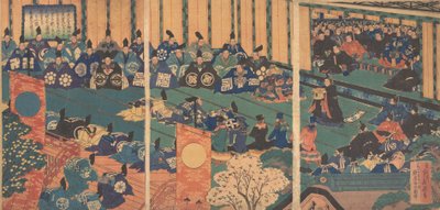 Meeting with Foreign Dignitaries by Hasegawa Sadanobu