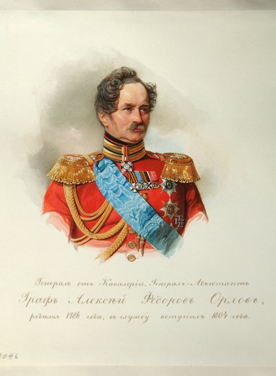 Portrait of Prince Alexey Fyodorovich Orlov by Hau