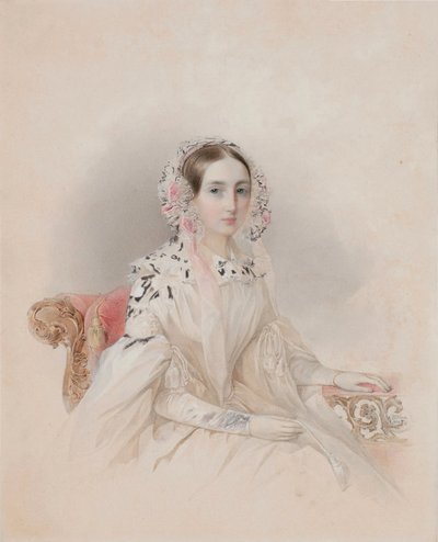 Portrait of Princess Therese of Nassau-Weilburg, 1838 by Hau