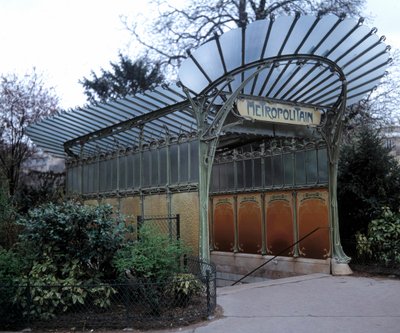 A Mouth of Metro Station made by Hector Guimard by Hector Guimard