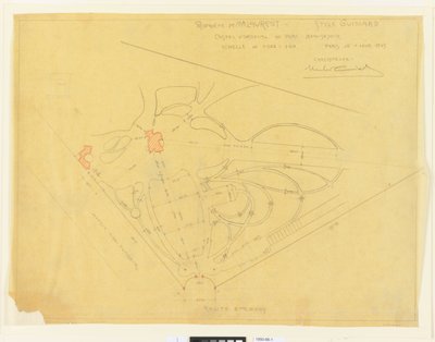 Garden Plan, Castle d