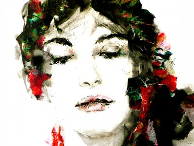 Serene Floral Woman by Hein Kocken