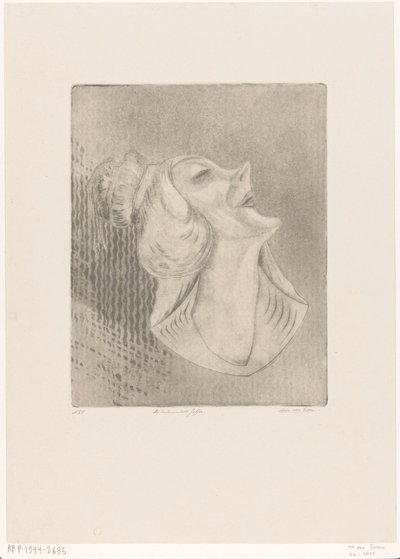 The Sentimental Lady (original title on object) by Hein von Essen (signed by artist)