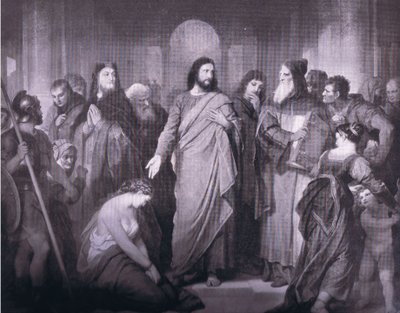 He That is Without Sin, Bibbys Annual by Heinrich (after) Hofmann