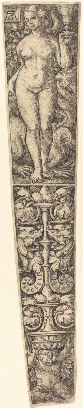 Dagger Sheath with the Whore of Babylon by Heinrich Aldegrever