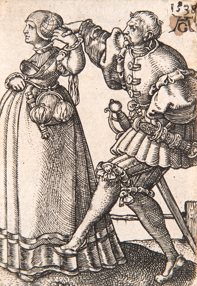 From the series The Small Wedding Dancers, 1538 by Heinrich Aldegrever