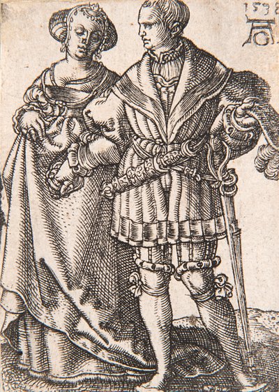 From the Series The Small Wedding Dancers, 1538 by Heinrich Aldegrever
