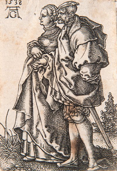 From the Series The Small Wedding Dancers, 1538 by Heinrich Aldegrever