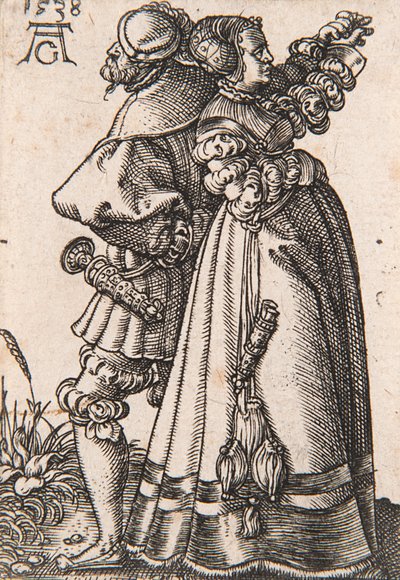 From the series The Small Wedding Dancers by Heinrich Aldegrever