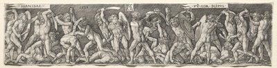 Hannibal Fighting Scipio, 1538 by Heinrich Aldegrever