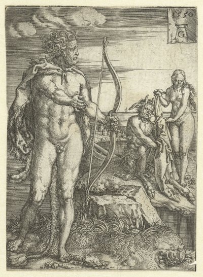 Hercules Rescues Deianira from Nessus by Heinrich Aldegrever