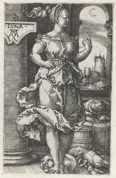 Luna by Heinrich Aldegrever