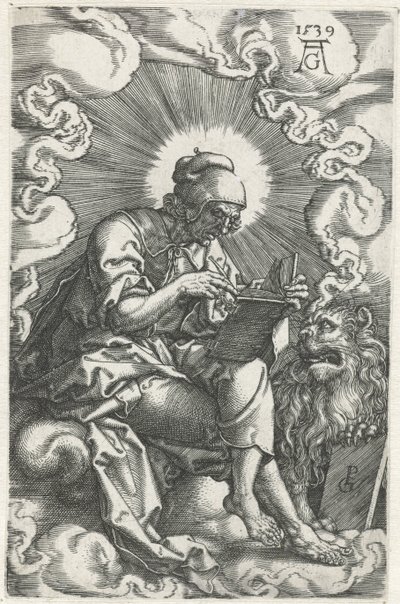 Mark (Four Evangelists series) by Heinrich Aldegrever