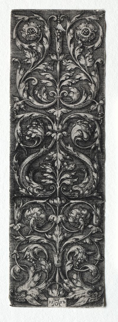 Ornament Design with Fishes, 1552 by Heinrich Aldegrever