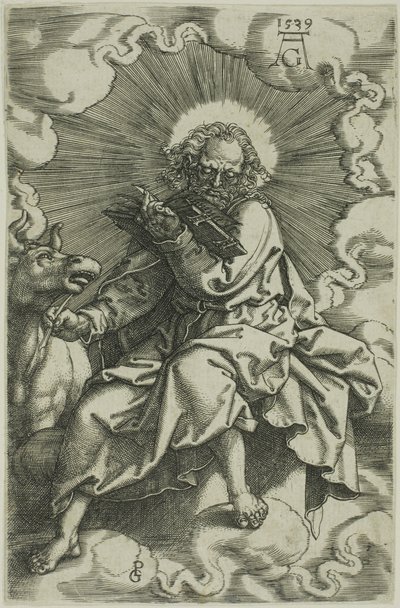 St. Luke, from The Four Evangelists by Heinrich Aldegrever