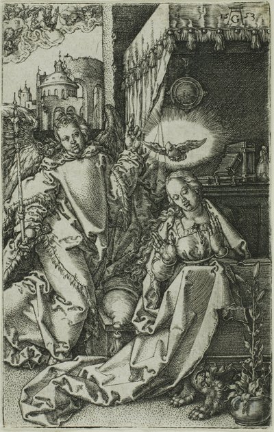 The Annunciation by Heinrich Aldegrever