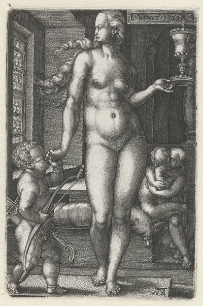 Venus (The Seven Planets series) by Heinrich Aldegrever