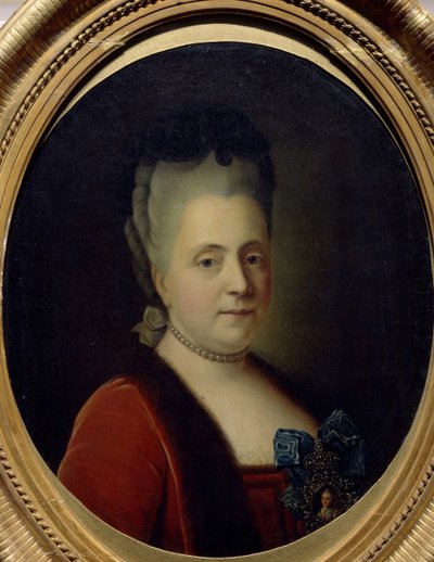 Portrait of the Lady-in-waiting Princess Daria Alexeyevna Golitsyna by Heinrich Buchholz