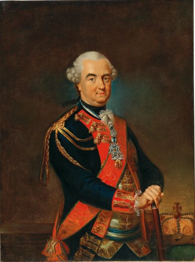 Portrait of Charles Theodore, Elector of Bavaria, Count Palatine of the Rhine, 2nd half 18th century by Heinrich Carl Brandt