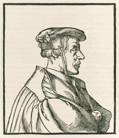 Heinrich Cornelius Agrippa von Nettesheim (1486-1535) Title Page Engraving from De Occulta Philosophia Libri Tres by Heinrich Cornelius Agrippa von Nettesheim
