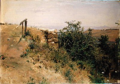 Italian Landscape by Heinrich Dreber