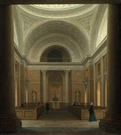 The Slotskirken of Christiansborg, Copenhagen, c. 1850s by Heinrich Hansen