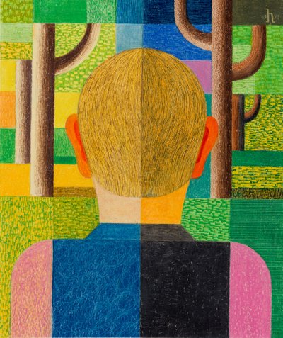 Person in Front by Heinrich Hoerle