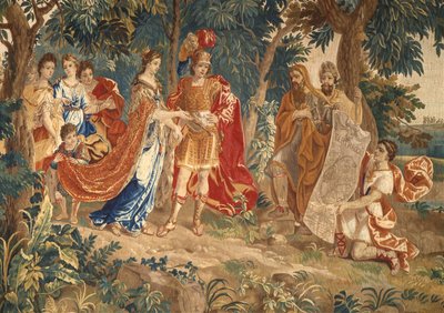 The Foundation of Carthage (detail) by Heinrich II Reydams