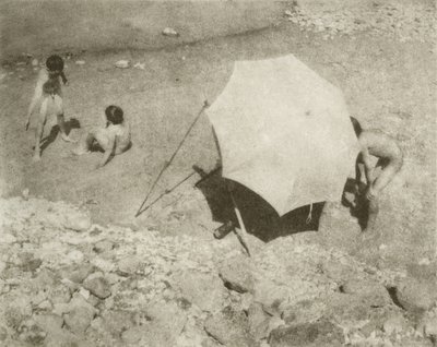 Der Malschirm II, 1909 or earlier, printed after 1911 by Heinrich Kuhn