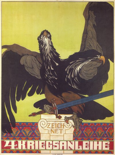 Subscribe to the Fourth War Loan by Heinrich Lefler