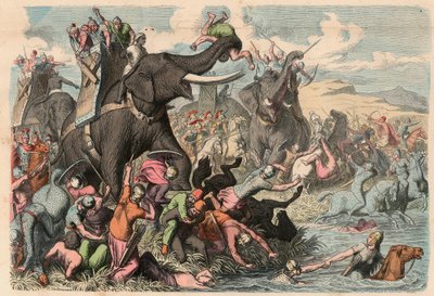 Ancient Greece: Warfare Campaign of Alexander the Great in the Balkans 335 BC by Heinrich Leutemann
