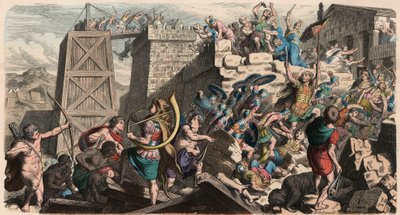 Ancient Rome: Military, Storming of a City by Heinrich Leutemann