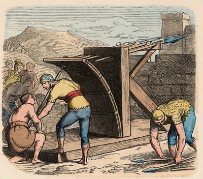 Ancient Rome: Weaponry, Ballista, Machine Used During Siege by Heinrich Leutemann