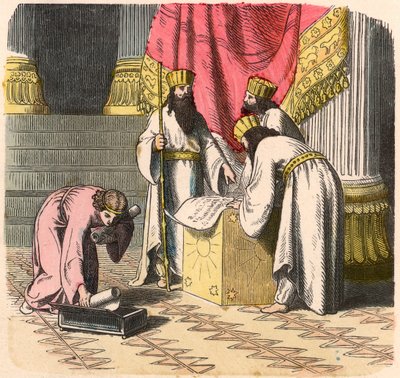 Old Orient, Persians: Magician by Heinrich Leutemann