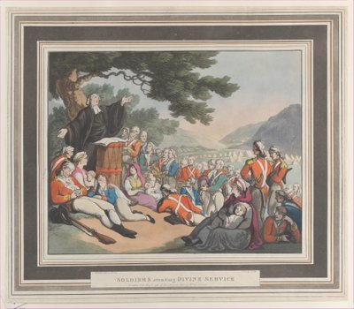 Soldiers Attending Divine Service, August 1, 1798 by Heinrich Schutz