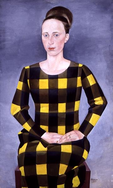 Ingeborg Stegeman, nee Krause, the wife of the artist, 1925 by Heinrich Stegemann