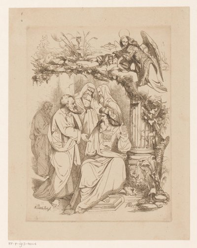 Judas Iscariot with the High Priests (Avarice) (Capital Sins and the Fall of Man) by Heinrich Vianden