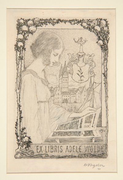 Bookplates by Heinrich Vogeler