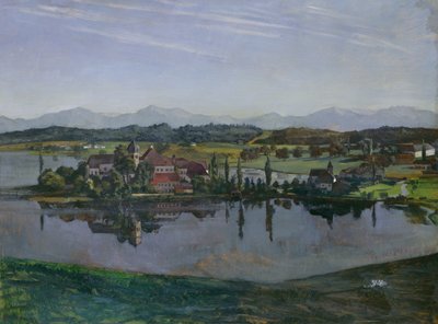 The Seeon Monastery in Oberbayern, 1892 by Heinrich Wilhelm Truebner