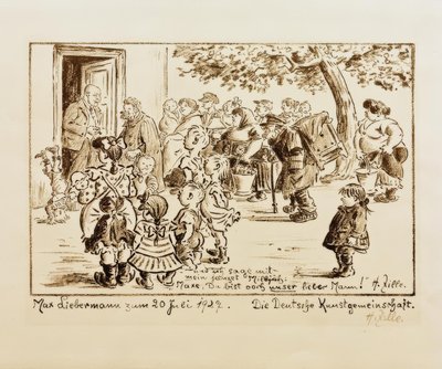 Birthday Sheet for Liebermann