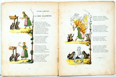 The Lamentable Story of the Matchbox, illustration from the French translation of Hoffmann