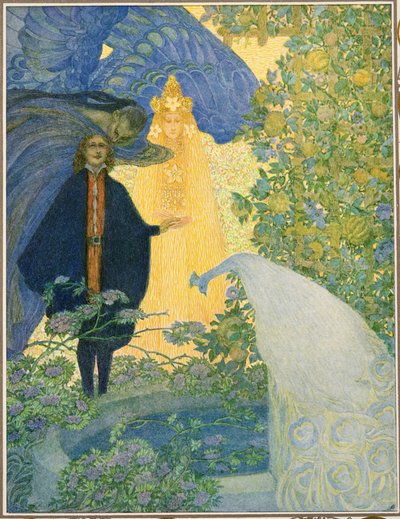 The Garden of Paradise from Tales by Hans Christian Andersen, pub. 1911 by Heinrich and Urban Lefler