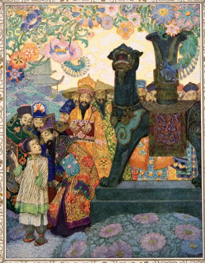 The Nightingale from Tales by Hans Christian Andersen, pub. 1911 by Heinrich and Urban Lefler