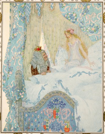 The Princess on the Pea from Tales by Hans Christian Andersen, pub. 1911 by Heinrich and Urban Lefler