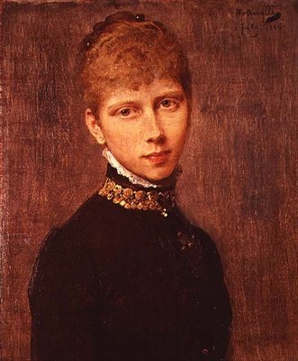 Portrait of Princess Victoria of Prussia by Heinrich von Angeli