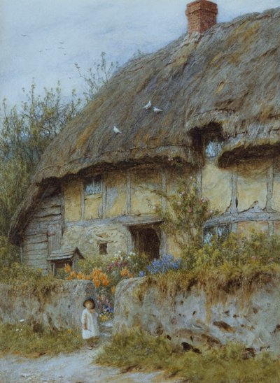 A Berkshire Cottage by Helen Allingham