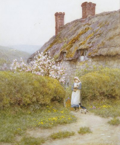 A Dorsetshire Cottage by Helen Allingham