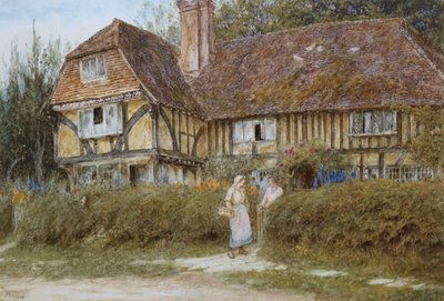 A Kentish Cottage by Helen Allingham