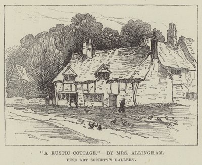 A Rustic Cottage by Helen Allingham