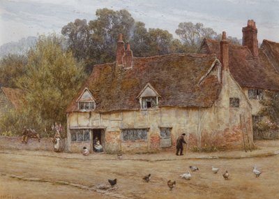 By the Old Cottage by Helen Allingham